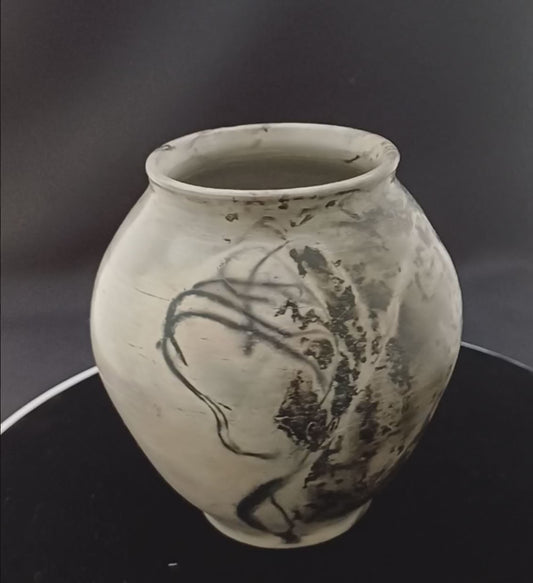 Smoke Fired Vase No. 12