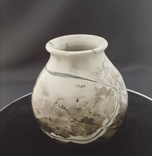 Smoke Fired Vase No. 18